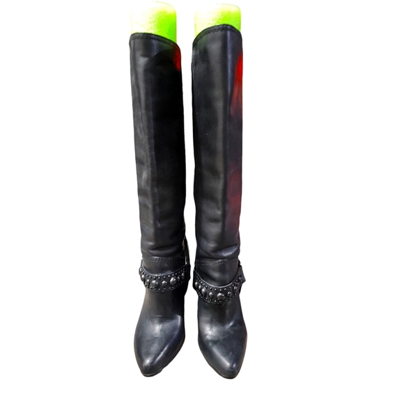 Modern Vintage Knee-High Boots - Picture 1 of 9